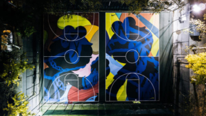 Artwork across courts to elevate sport at communities