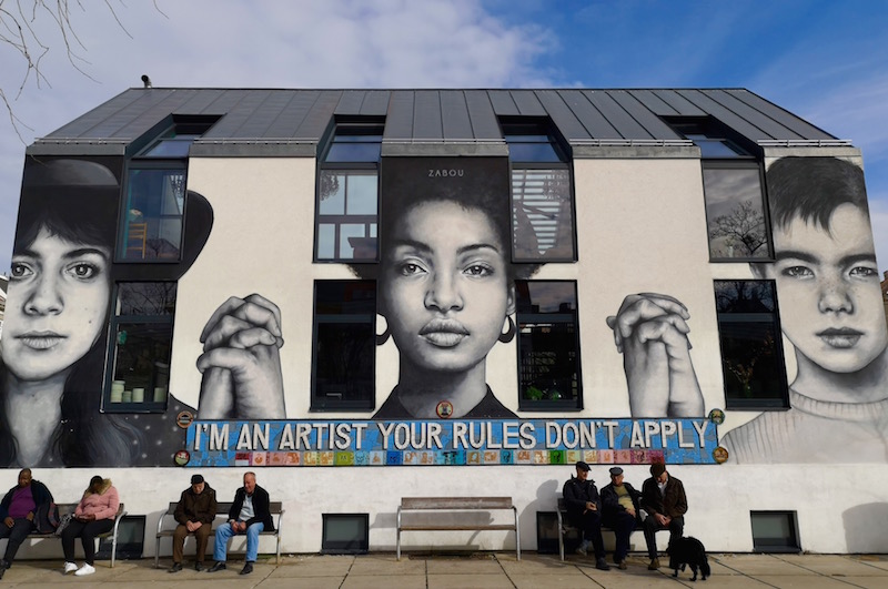 Female street art praises women’s achievements at public space