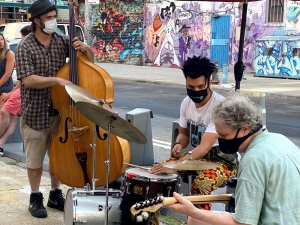 Jazz-music-street-New-York
