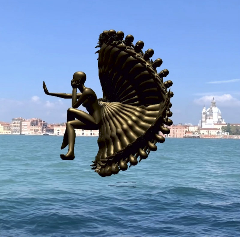 Augmented-reality-art-Venice